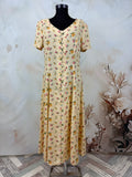 Rochie maxi florală Donna di Trento din vâscoză