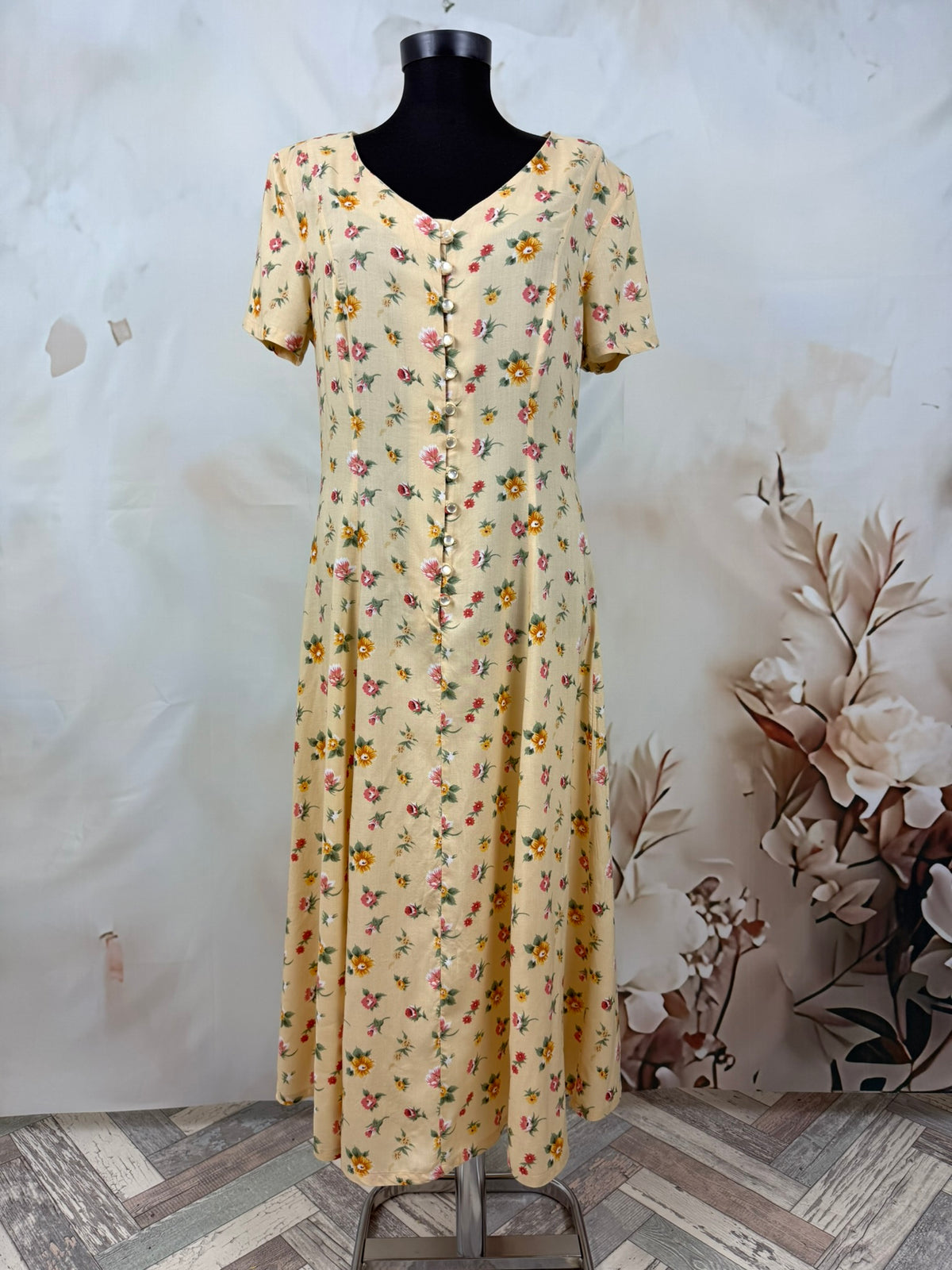 Rochie maxi florală Donna di Trento din vâscoză
