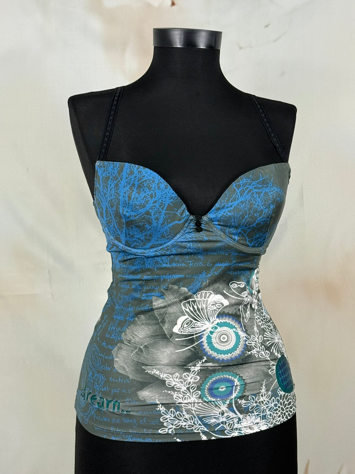 Maiou Desigual cu Bust Structurat și Print Grafic