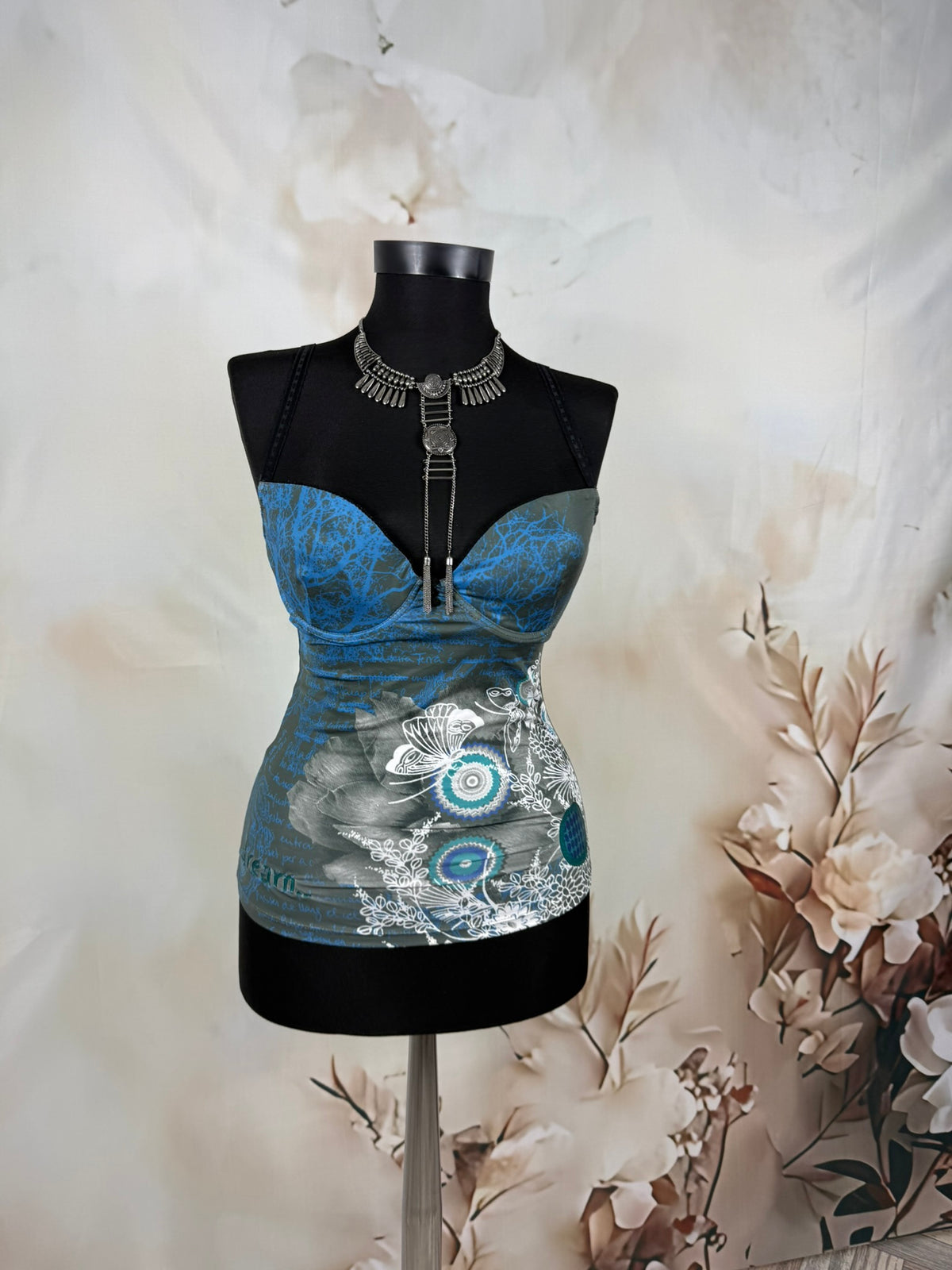 Maiou Desigual cu Bust Structurat și Print Grafic